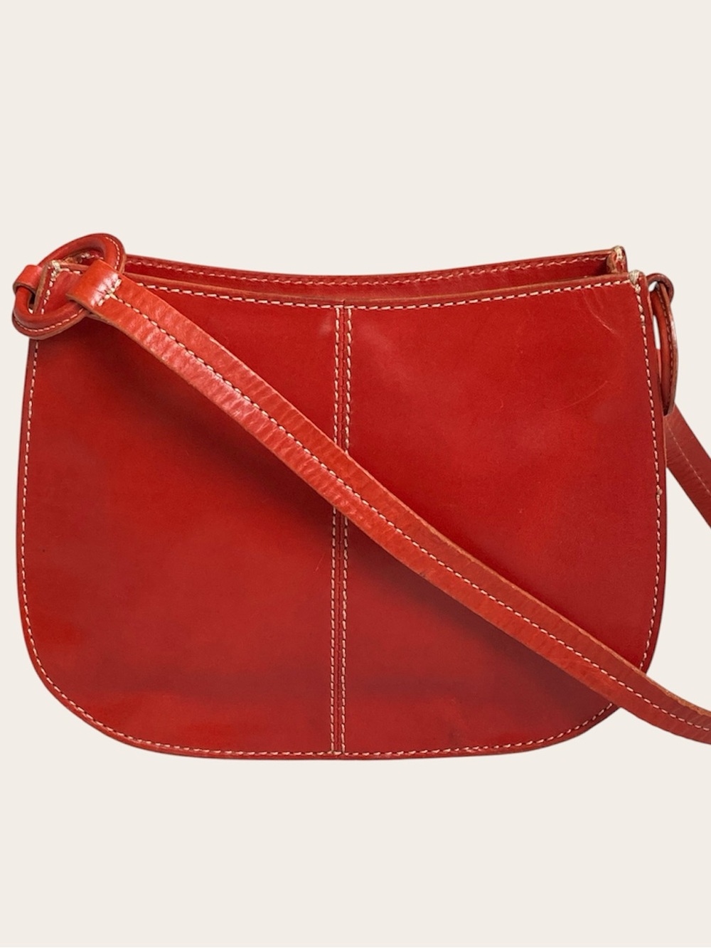 Vintage Fossil Genuine Leather Shoulder Bag